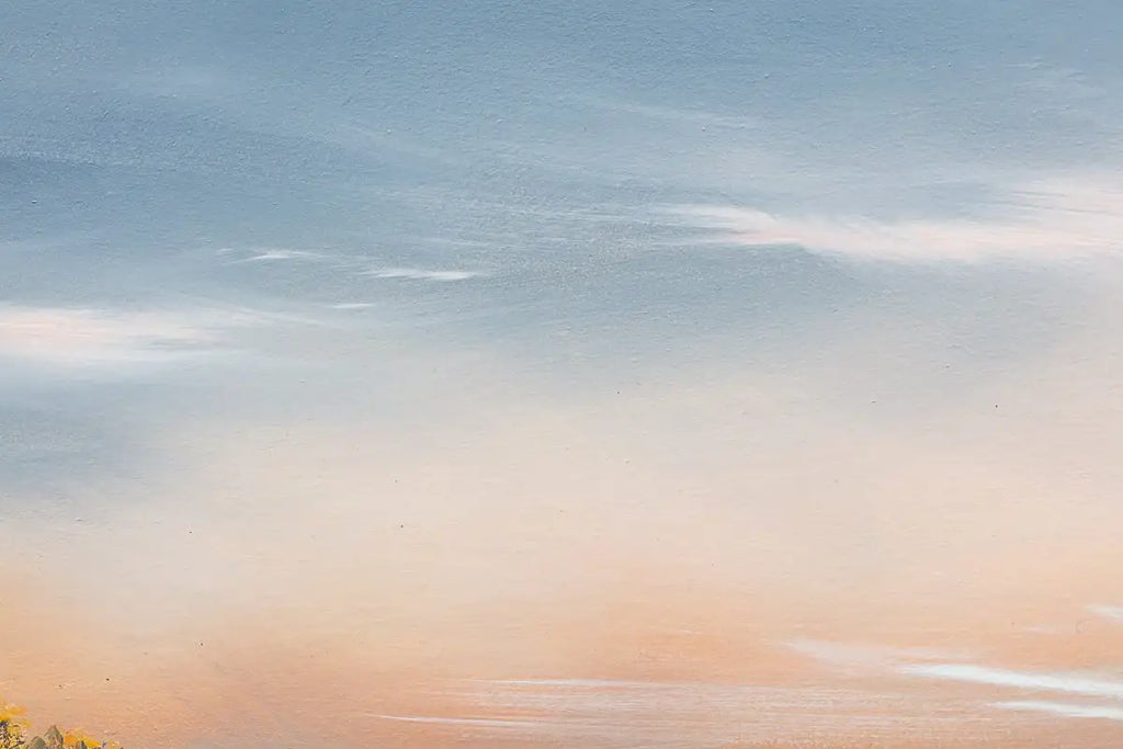 Meadow Hues - Original - SOLD by artist Allan Morgan - Wyecliffe Galleries