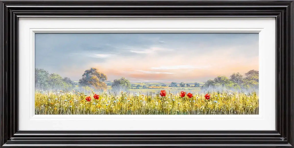 Meadow Hues - Original - SOLD by artist Allan Morgan - Wyecliffe Galleries