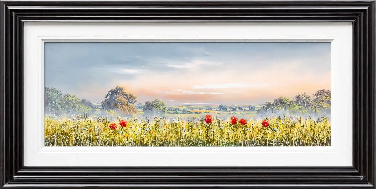 Meadow Hues - Original - SOLD by artist Allan Morgan - Wyecliffe Galleries