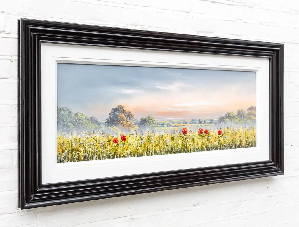 Meadow Hues - Original - SOLD by artist Allan Morgan - Wyecliffe Galleries