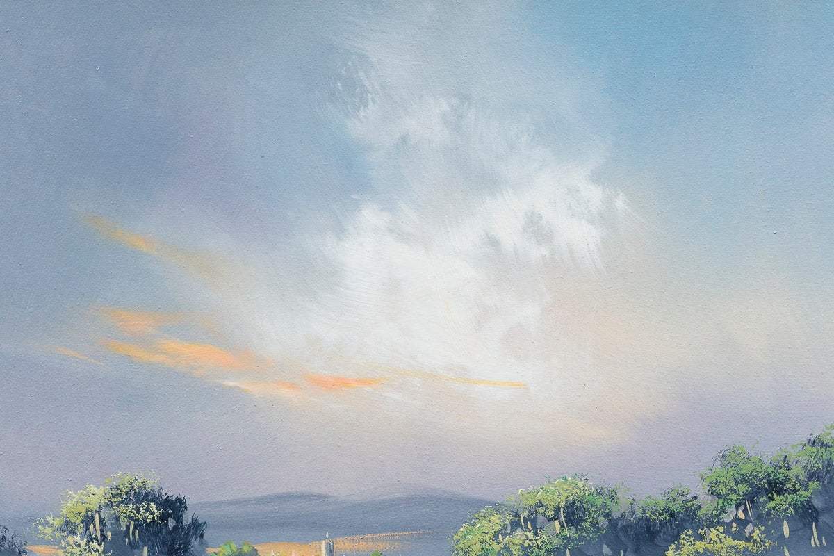 Nature's Tranquil Haven - Original by artist Allan Morgan - Wyecliffe Galleries