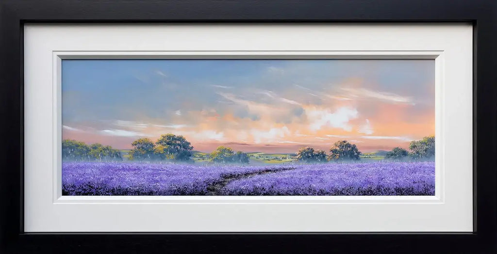 Purple Pathway - Original - SOLD by artist Allan Morgan - Wyecliffe Galleries