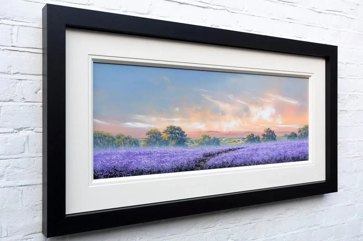 Purple Pathway - Original - SOLD by artist Allan Morgan - Wyecliffe Galleries