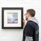 Violet Path I - Original - SOLD by artist Allan Morgan - Wyecliffe Galleries