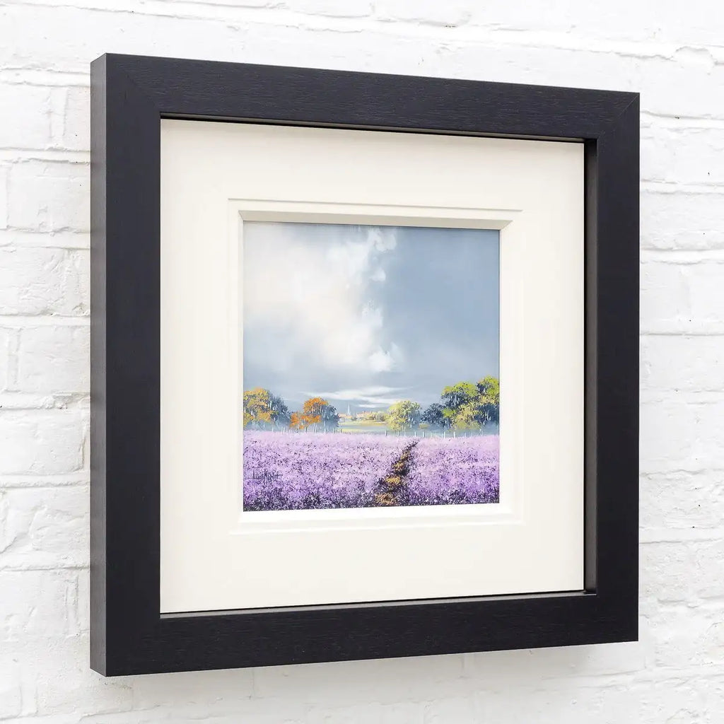 Violet Path I - Original - SOLD by artist Allan Morgan - Wyecliffe Galleries