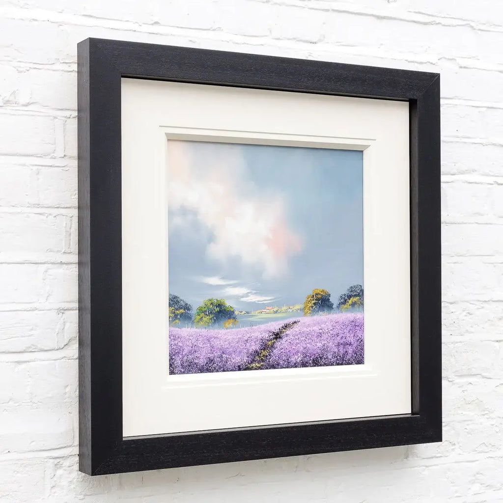 Violet Path II - Original -SOLD by artist Allan Morgan - Wyecliffe Galleries