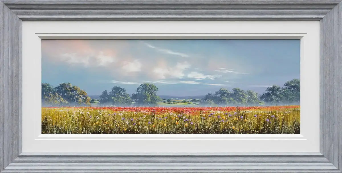 Where Flowers Bloom, So Does Hope - Original - SOLD by artist Allan Morgan - Wyecliffe Galleries