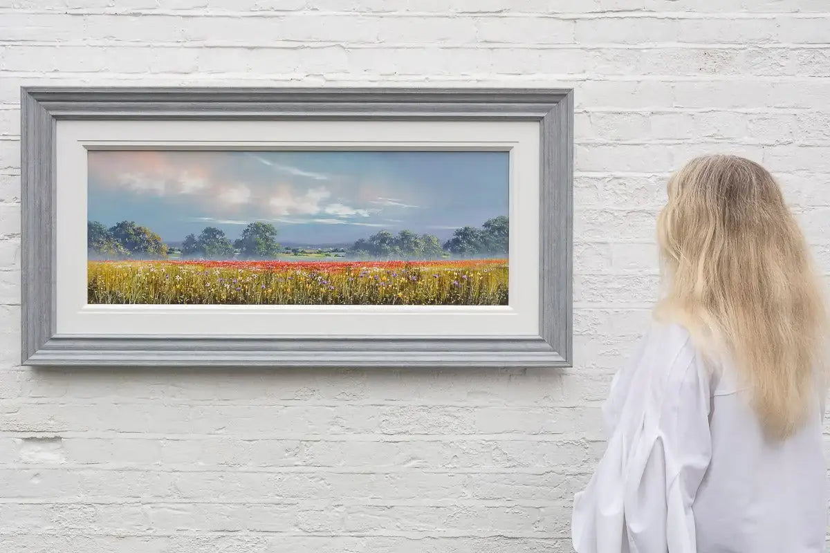 Where Flowers Bloom, So Does Hope - Original - SOLD by artist Allan Morgan - Wyecliffe Galleries