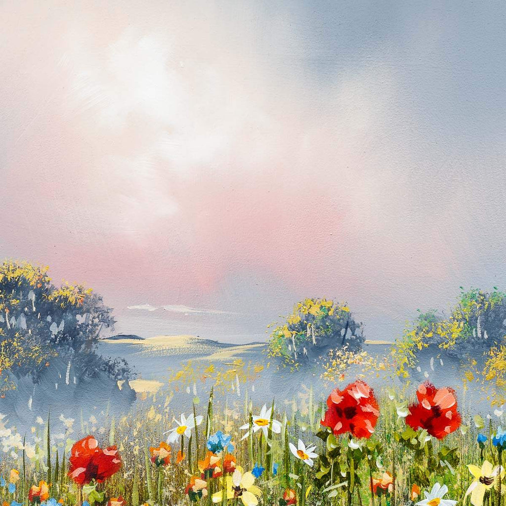 Wild Meadow - Original - SOLD by artist Allan Morgan - Wyecliffe Galleries