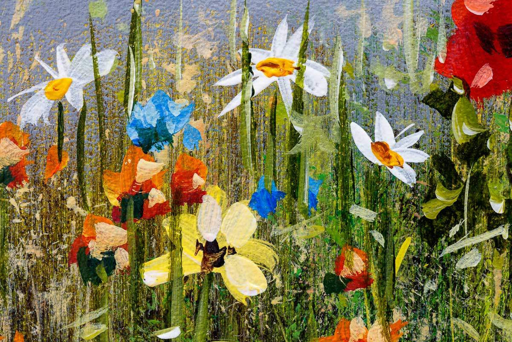 Wild Meadow - Original - SOLD by artist Allan Morgan - Wyecliffe Galleries