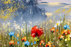 Wild Meadow - Original - SOLD by artist Allan Morgan - Wyecliffe Galleries