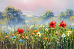Wild Meadow - Original - SOLD by artist Allan Morgan - Wyecliffe Galleries