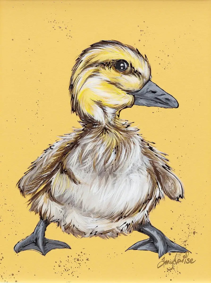 Sunshine Hatchling - Original - SOLD by artist Amy Louise - Wyecliffe Galleries
