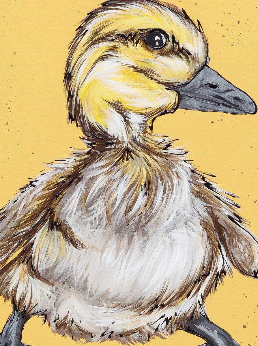 Sunshine Hatchling - Original - SOLD by artist Amy Louise - Wyecliffe Galleries