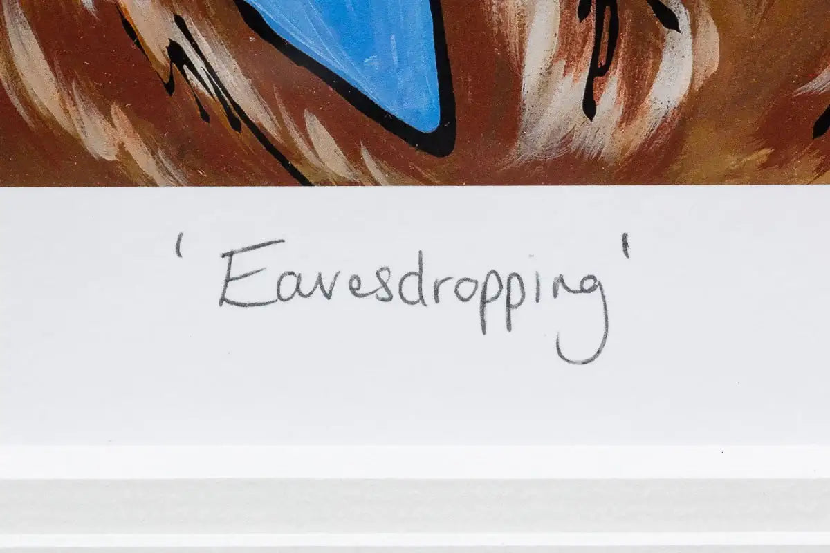 Eavesdropping - Edition by artist Amy Louise - Wyecliffe Galleries
