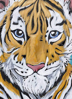 Eye Of The Tiger - Original by artist Amy Louise - Wyecliffe Galleries