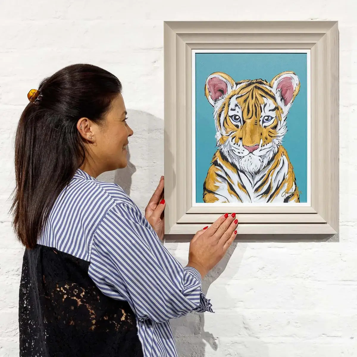 Eye Of The Tiger - Original by artist Amy Louise - Wyecliffe Galleries