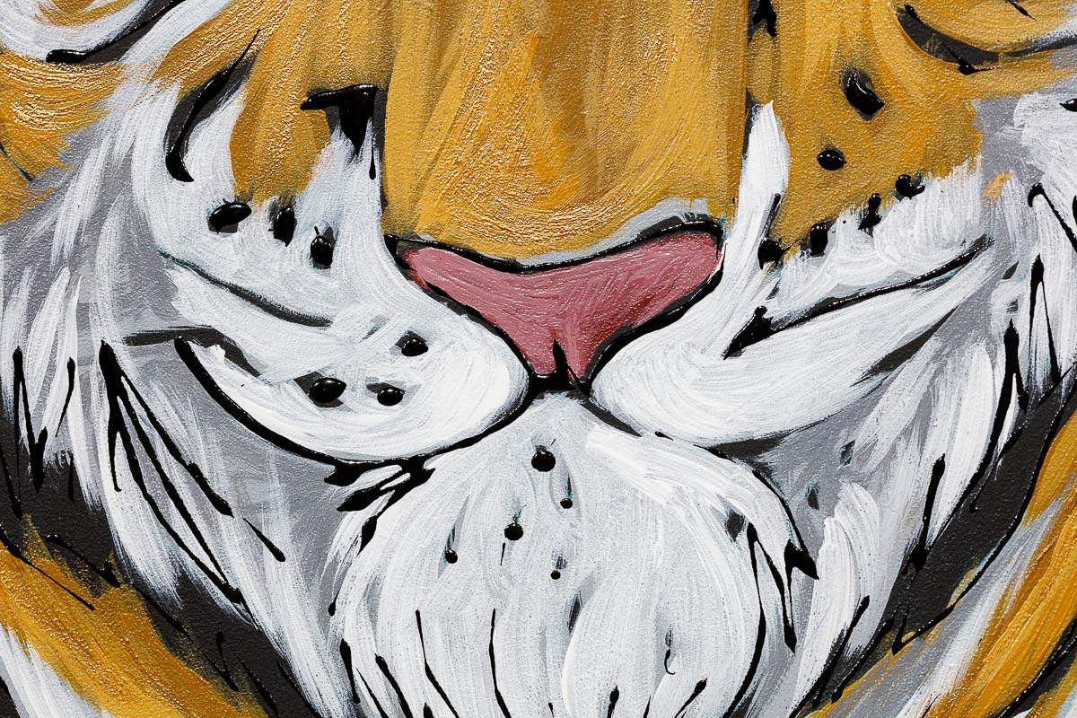 Eye Of The Tiger - Original by artist Amy Louise - Wyecliffe Galleries