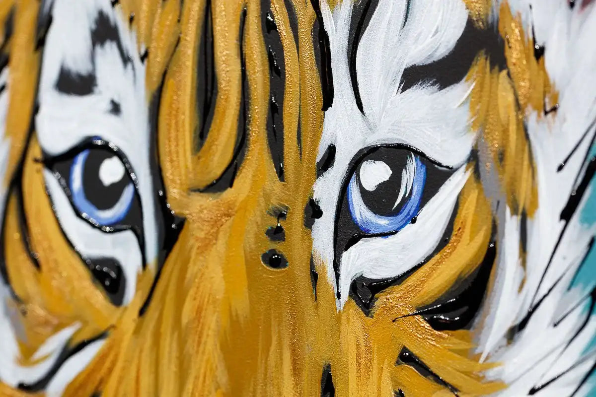 Eye Of The Tiger - Original by artist Amy Louise - Wyecliffe Galleries