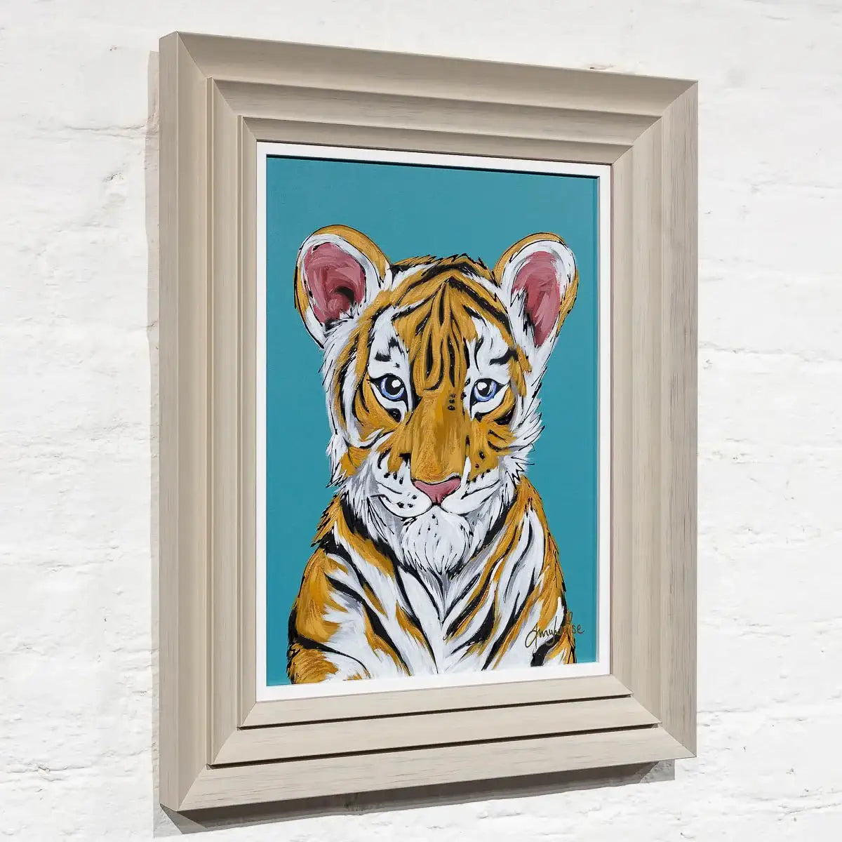 Eye Of The Tiger - Original by artist Amy Louise - Wyecliffe Galleries