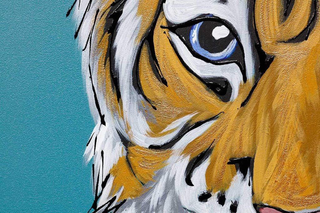 Eye Of The Tiger - Original by artist Amy Louise - Wyecliffe Galleries