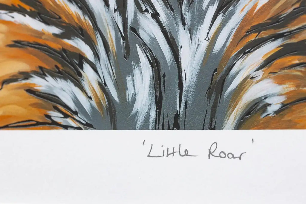 Little Roar - Edition by artist Amy Louise - Wyecliffe Galleries