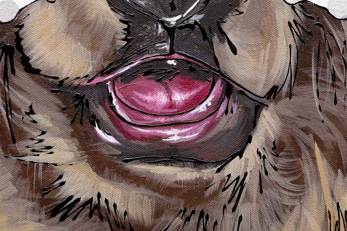 Meet George - Original by artist Amy Louise - Wyecliffe Galleries