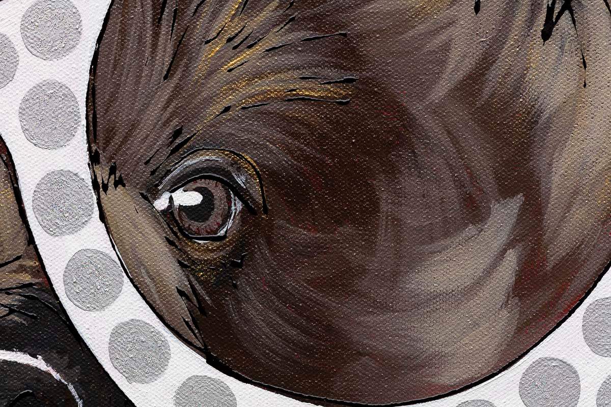 Meet George - Original by artist Amy Louise - Wyecliffe Galleries