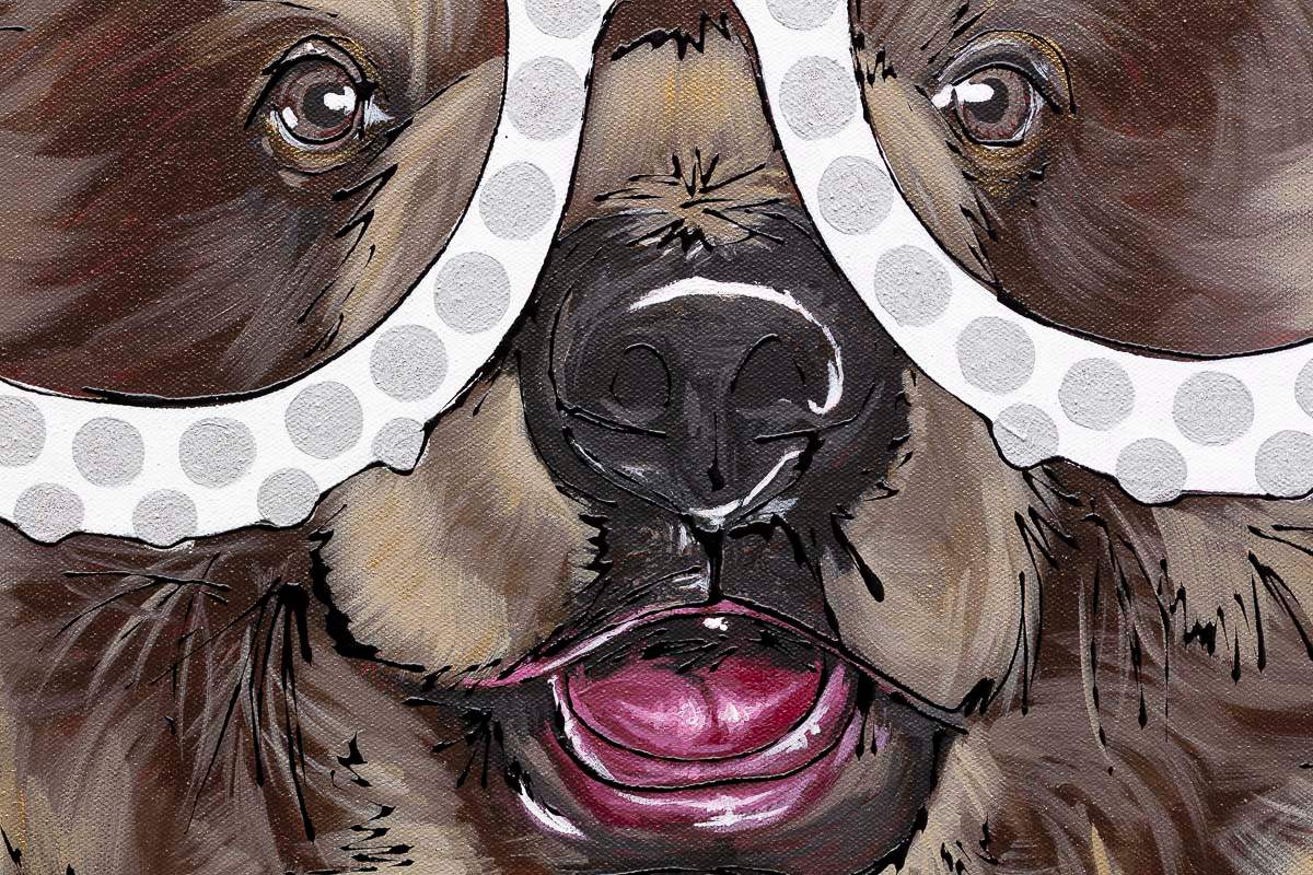 Meet George - Original by artist Amy Louise - Wyecliffe Galleries