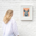 Rhino Rumble - Edition by artist Amy Louise - Wyecliffe Galleries