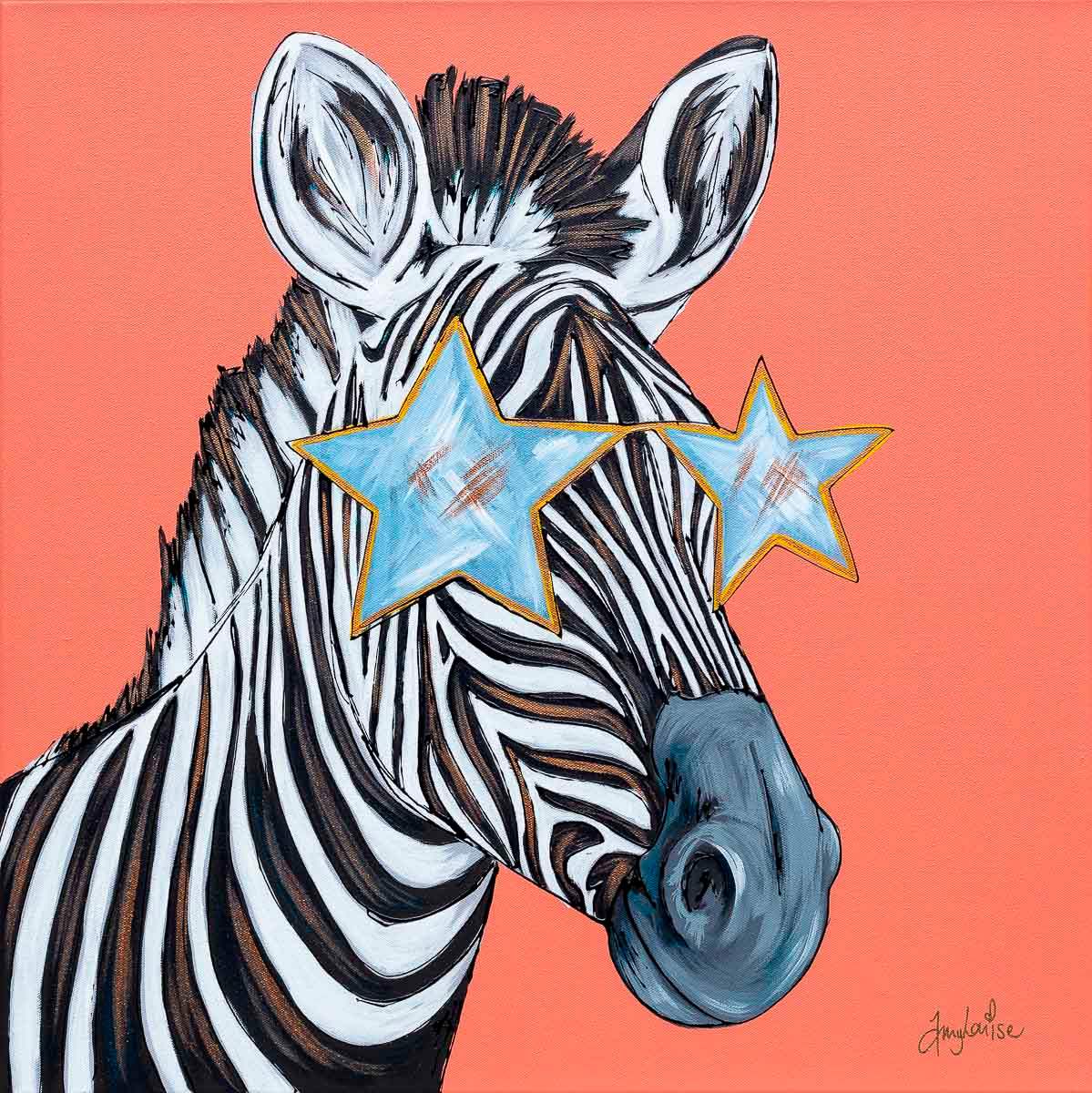 Starry Eyed - Original by artist Amy Louise - Wyecliffe Galleries