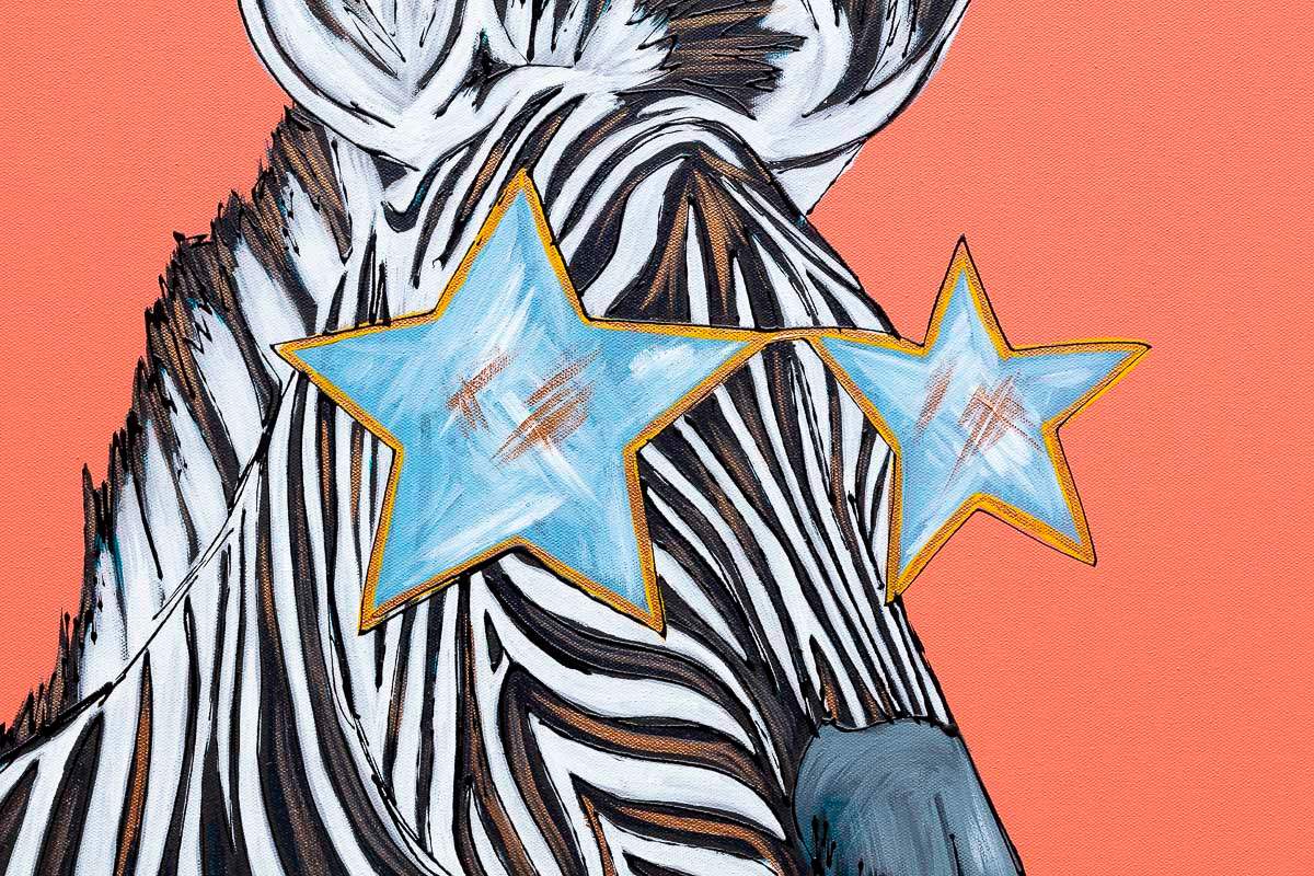 Starry Eyed - Original by artist Amy Louise - Wyecliffe Galleries