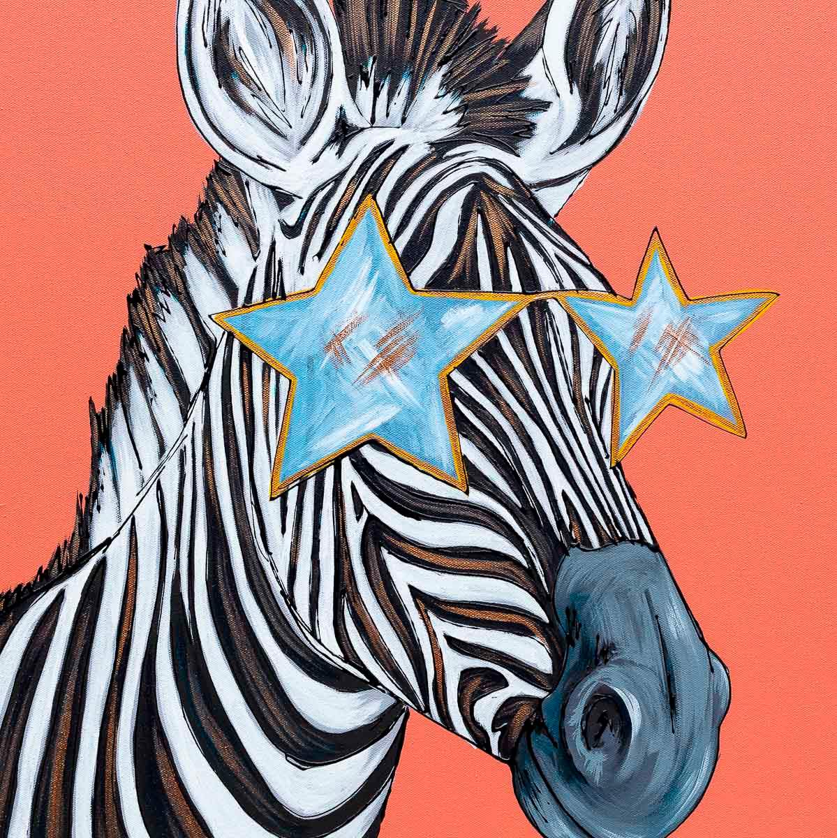 Starry Eyed - Original by artist Amy Louise - Wyecliffe Galleries