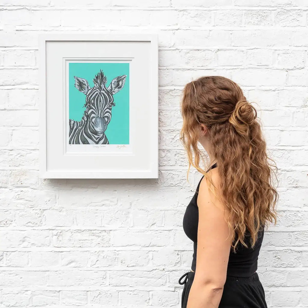 Stripey Wonder - Edition by artist Amy Louise - Wyecliffe Galleries