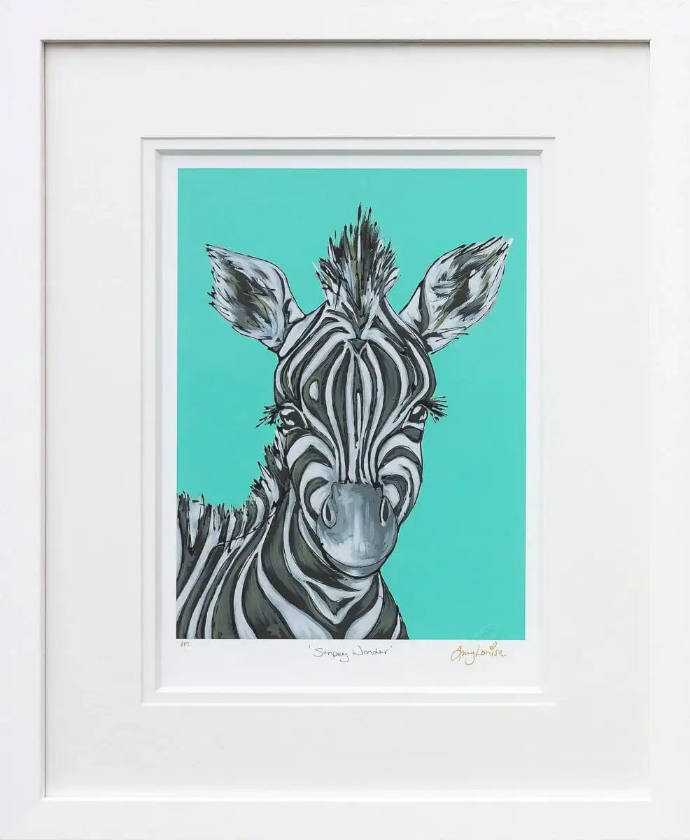 Stripey Wonder - Edition by artist Amy Louise - Wyecliffe Galleries