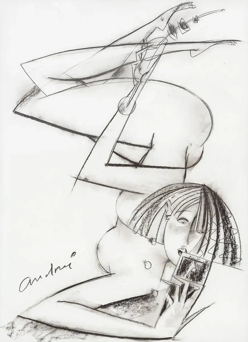 Appletini App - Original Study - SOLD by artist Andrei Protsouk - Wyecliffe Galleries