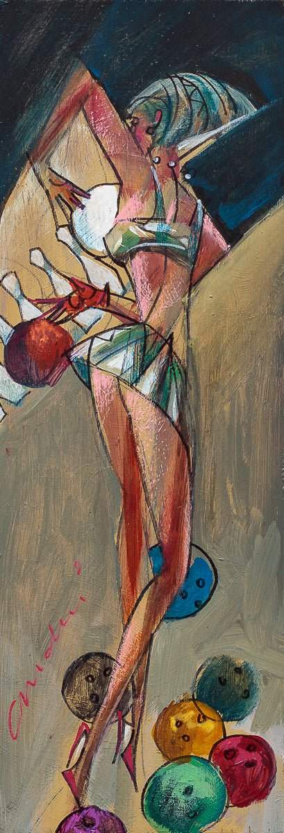 Ballers Rollers - Original - SOLD by artist Andrei Protsouk - Wyecliffe Galleries