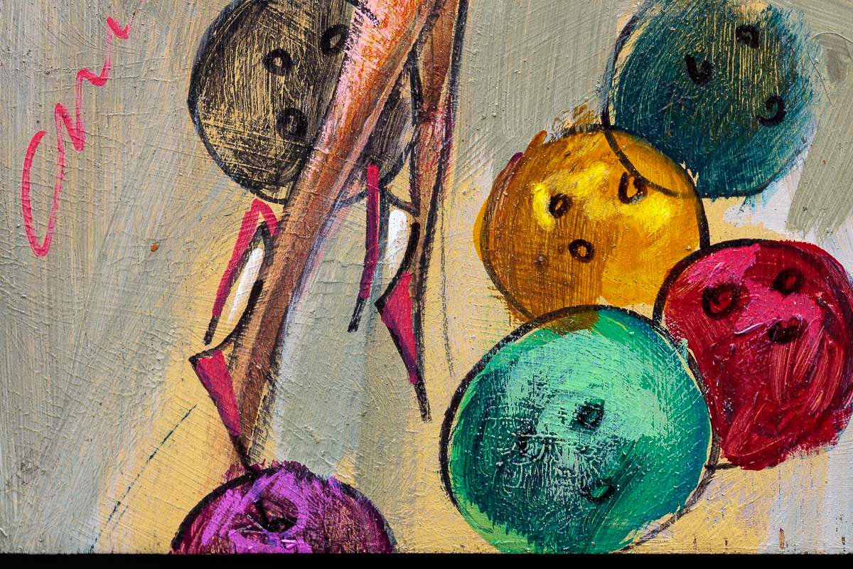 Ballers Rollers - Original - SOLD by artist Andrei Protsouk - Wyecliffe Galleries