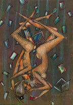 Fallen Apple - Original by artist Andrei Protsouk - Wyecliffe Galleries