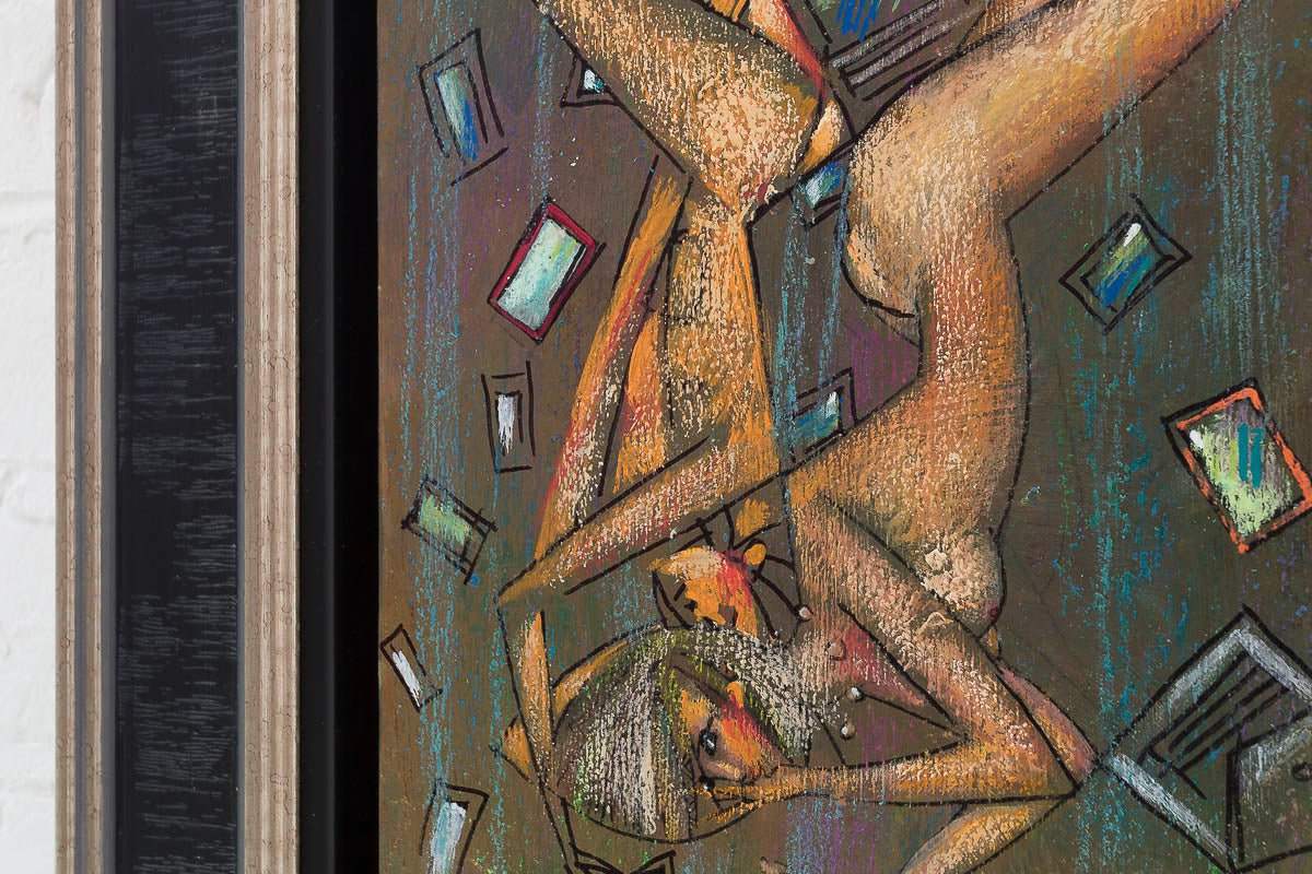 Fallen Apple - Original by artist Andrei Protsouk - Wyecliffe Galleries