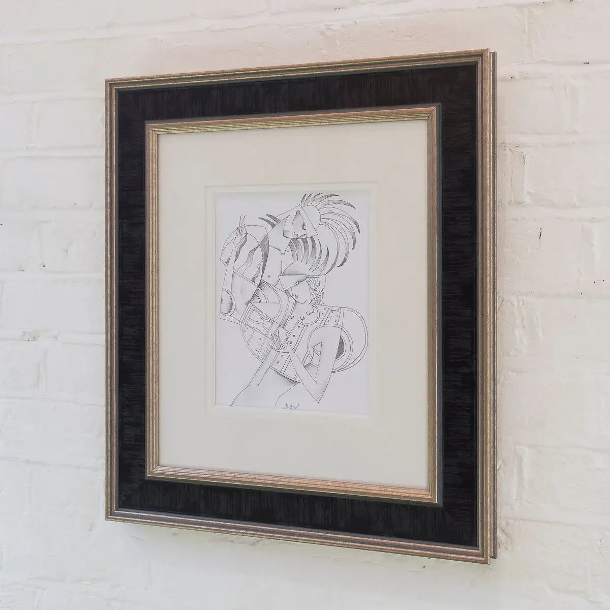 Fancy Dress Party - Original Line Study by artist Andrei Protsouk - Wyecliffe Galleries