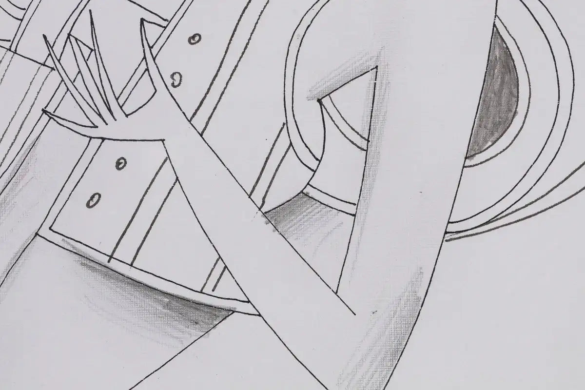 Fancy Dress Party - Original Line Study by artist Andrei Protsouk - Wyecliffe Galleries