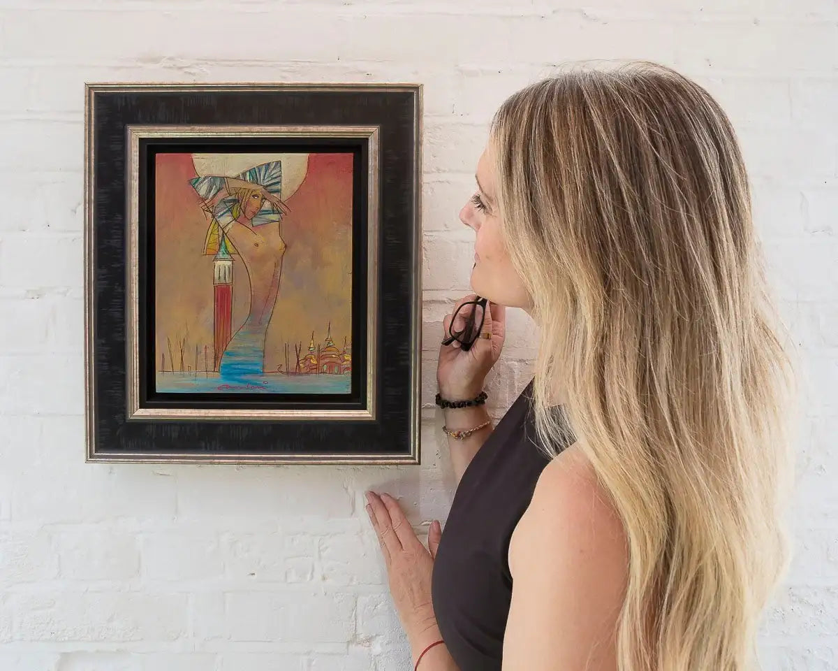 Gondalier - Original by artist Andrei Protsouk - Wyecliffe Galleries