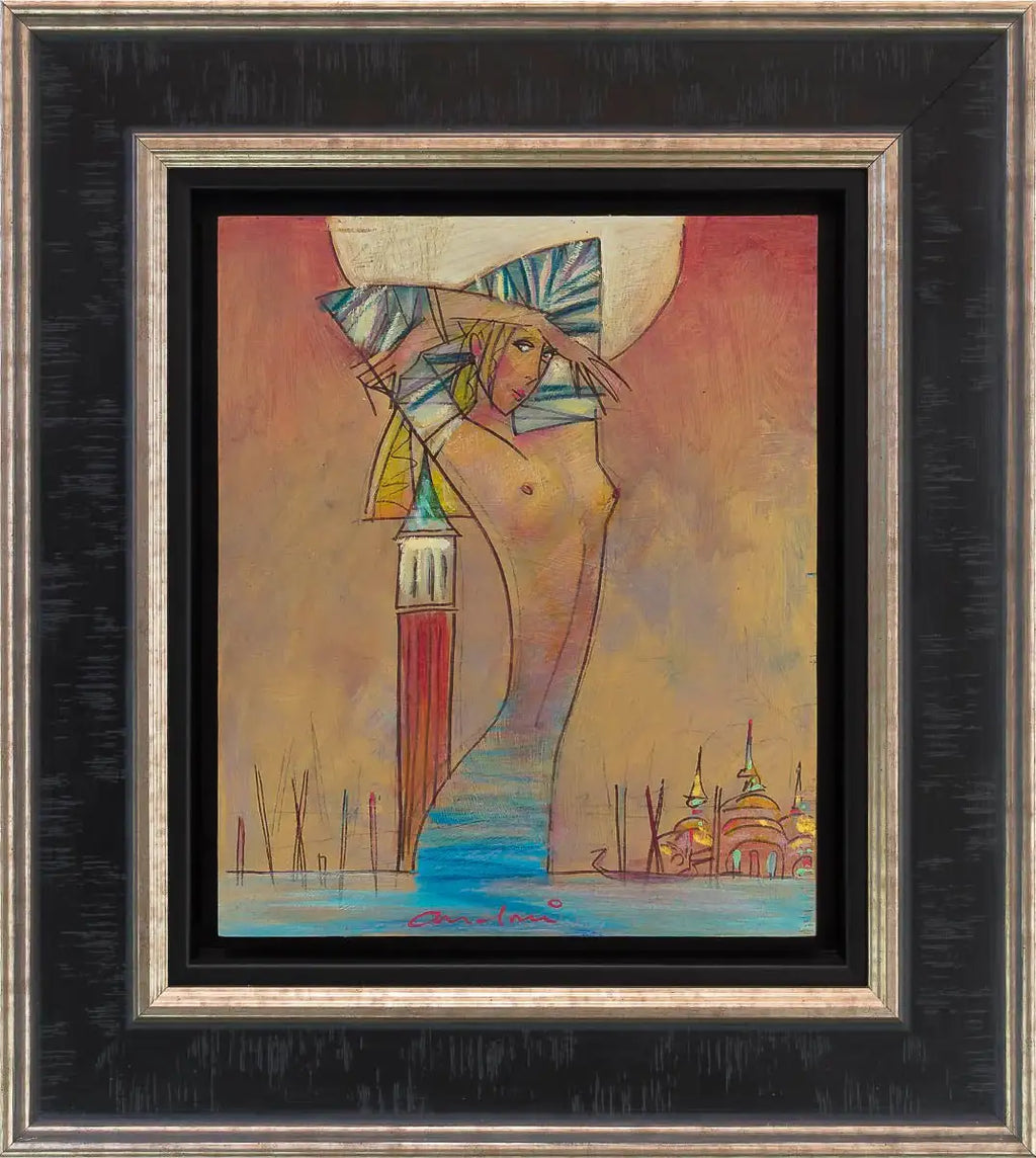 Gondalier - Original by artist Andrei Protsouk - Wyecliffe Galleries