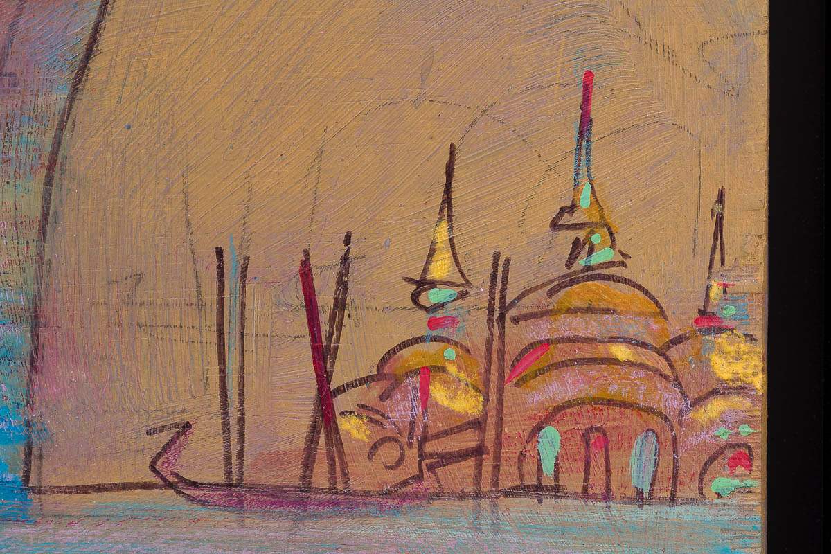 Gondalier - Original by artist Andrei Protsouk - Wyecliffe Galleries