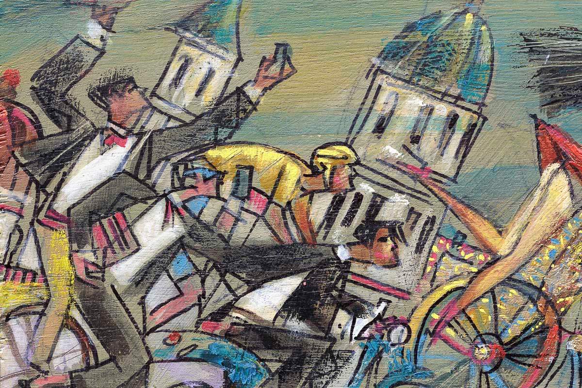 Horses And History - Original - SOLD by artist Andrei Protsouk - Wyecliffe Galleries
