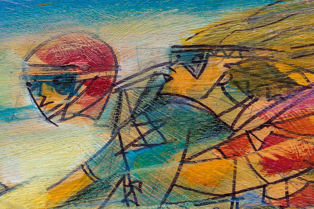 Hush Hour - Original by artist Andrei Protsouk - Wyecliffe Galleries