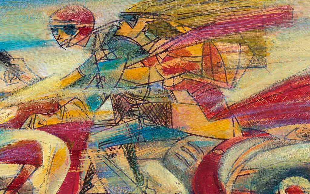 Hush Hour - Original by artist Andrei Protsouk - Wyecliffe Galleries