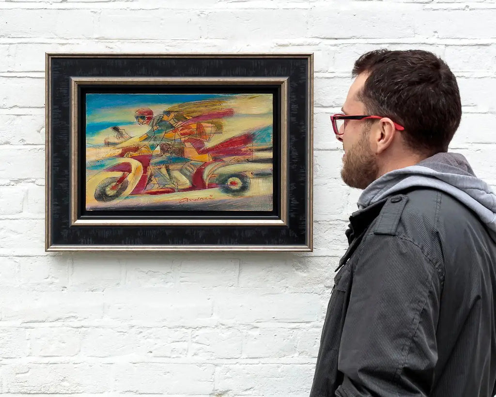 Hush Hour - Original by artist Andrei Protsouk - Wyecliffe Galleries