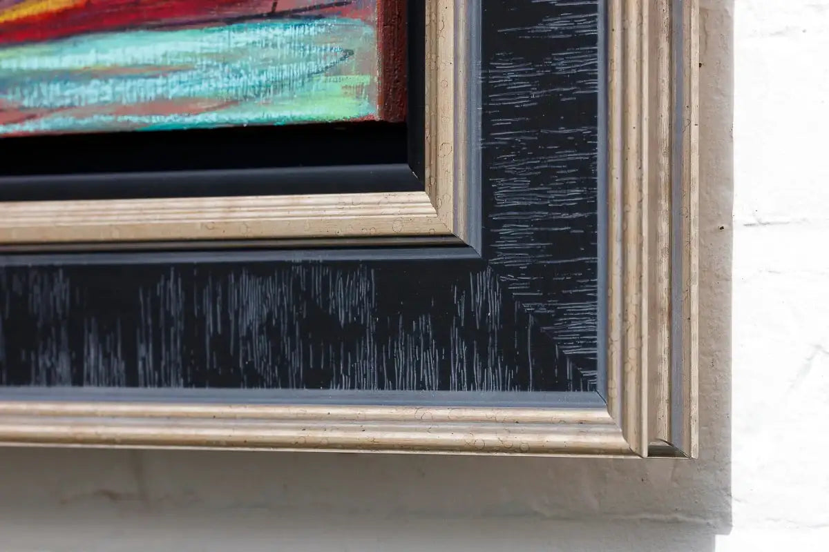 Kissing Under The Bridges - Original - SOLD by artist Andrei Protsouk - Wyecliffe Galleries